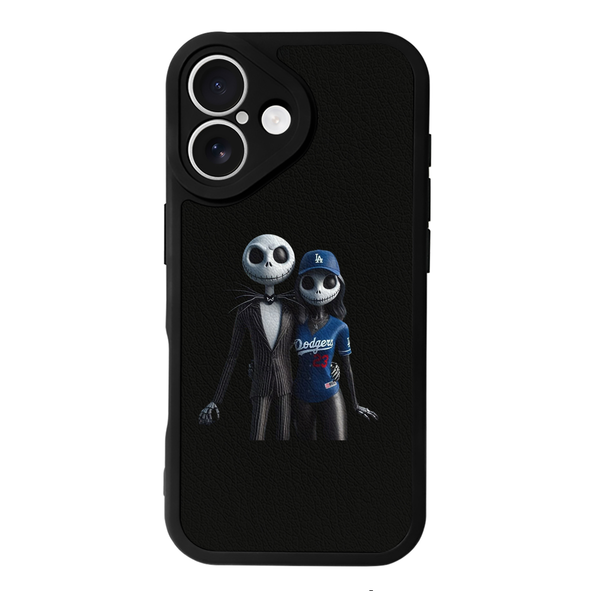  IPhone 16 Silicone Leather Case – UV Print, Lambskin Texture – Perfect Fit, Wireless Charging Compatible, Scratch Resistant, Precise Cutouts – Stylish Protection For IPhone 16